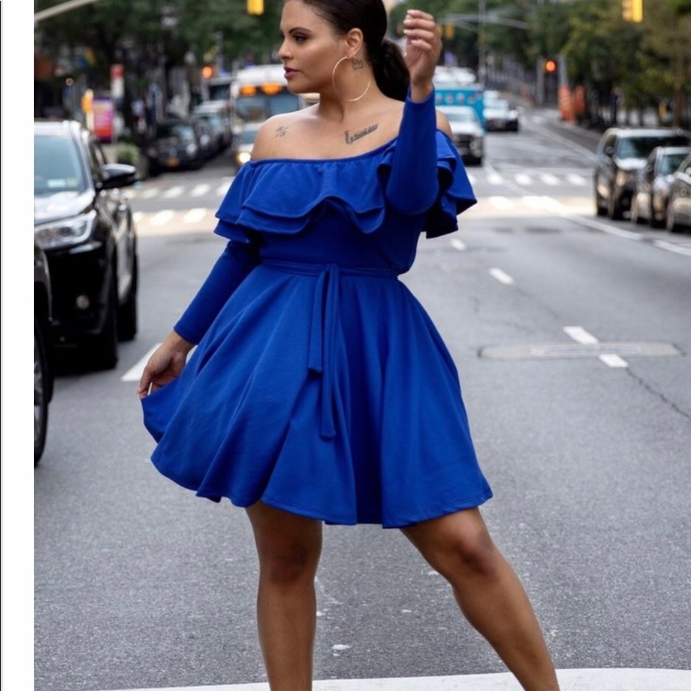 Michelina Dress - Blue